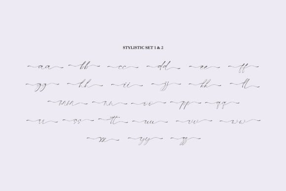 Bouquet Guides Font Font - Preview 6