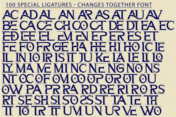 Changes Together Font - Preview 6