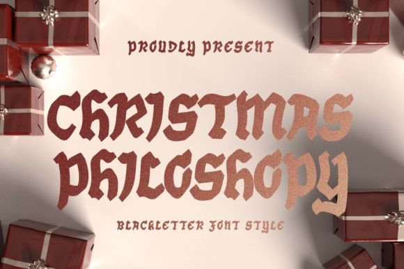 Christmas Philosophy Font - Preview 3