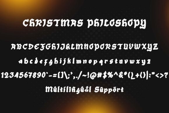 Christmas Philosophy Font - Preview 4