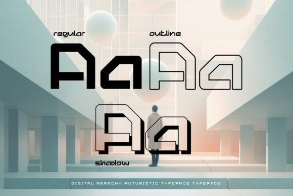 Digital Anarchy Font - Preview 1