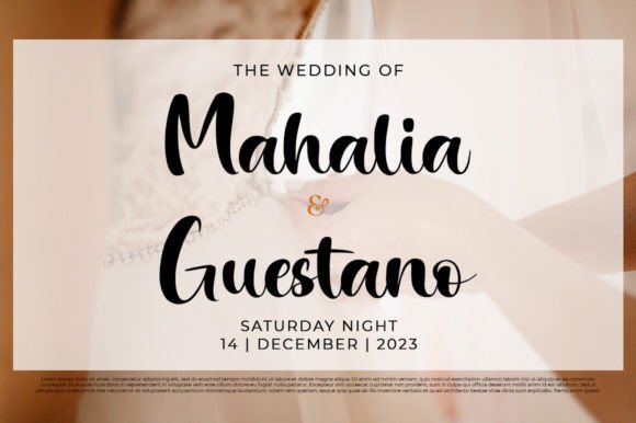 Donevaria Font PNG with transparent background - Preview 1