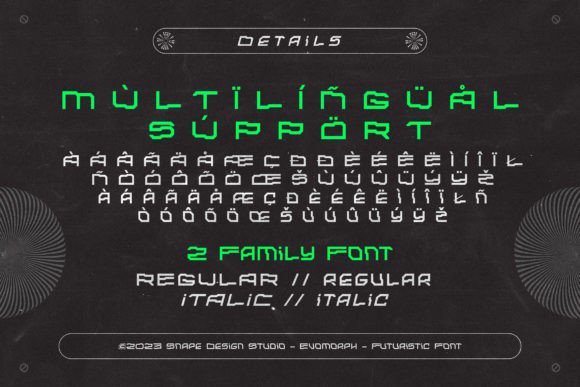 Evomorph Font - Preview 2