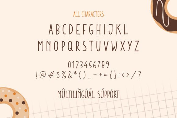 Glazed Donuts Font - Preview 5