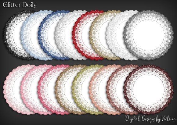 Glitter Doily