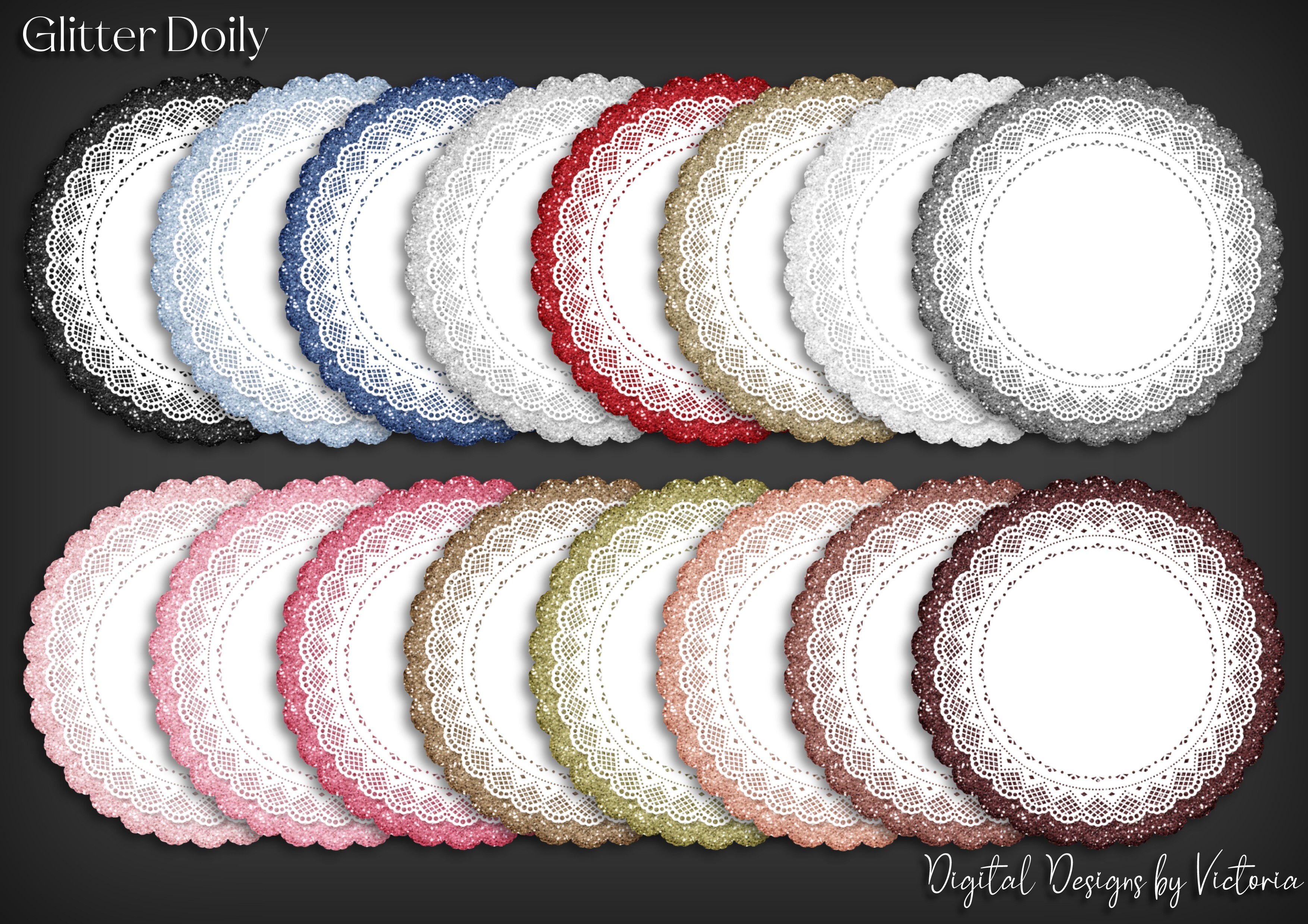 Glitter Doily