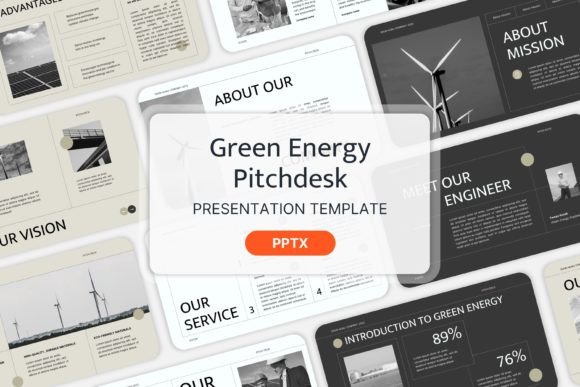 Green Energy Pitchdesk - PPT Templates