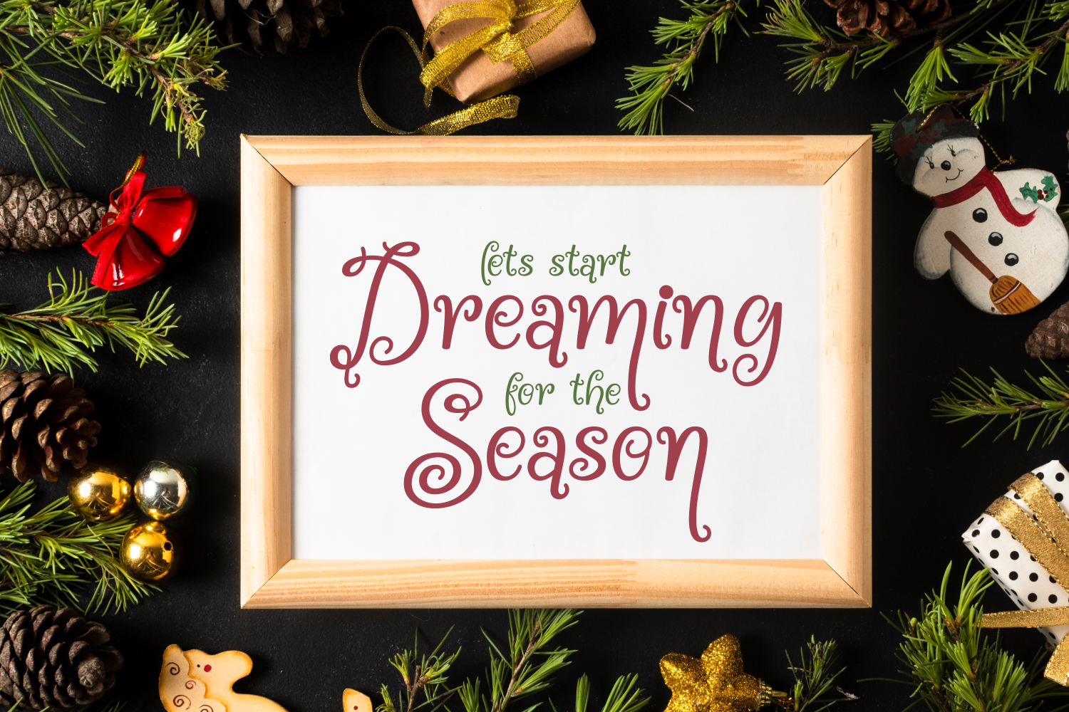 Happiness Christmas Font - photo 5