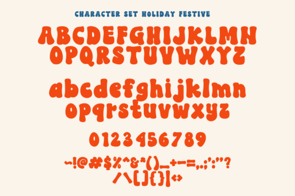 Holiday Festive Font - Preview 6