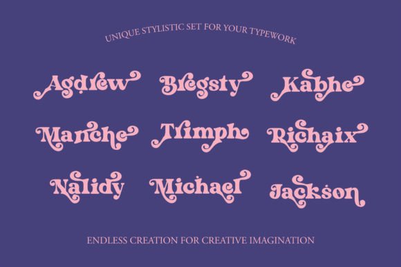 Kerih Moady Font PNG with transparent background - Preview 2