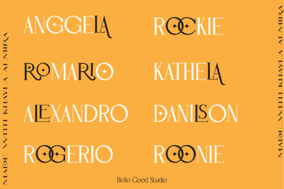 Khayla Almira Font PNG with transparent background - Preview 3