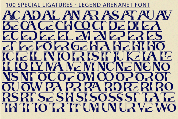 Legend Arenanet Font PNG with transparent background - Preview 6