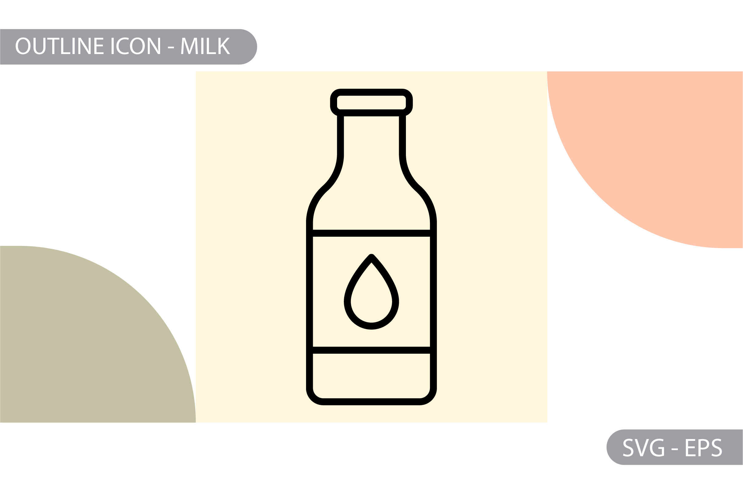 Milk Icon Graphic by SIKEY STUDIO · Creative Fabrica