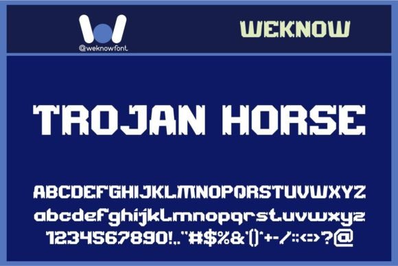Minotaur Font PNG with transparent background - Preview 1