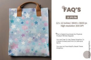 Pastel Stars Digital Papers Graphic by Hurairagraphics · Creative Fabrica