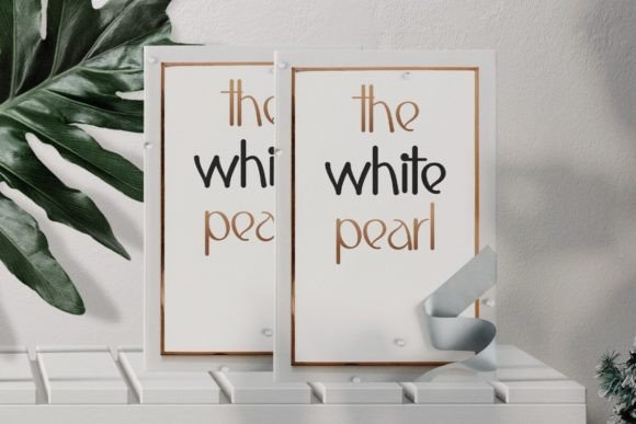 Pearl Fairy Font PNG with transparent background - Preview 1