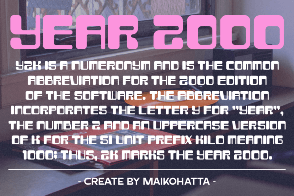 Pukor Font PNG with transparent background - Preview 1