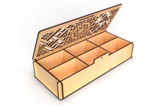 Storage Box Template Laser Cut Svg Files · Creative Fabrica