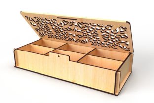 Storage Box Template Laser Cut Svg Files · Creative Fabrica