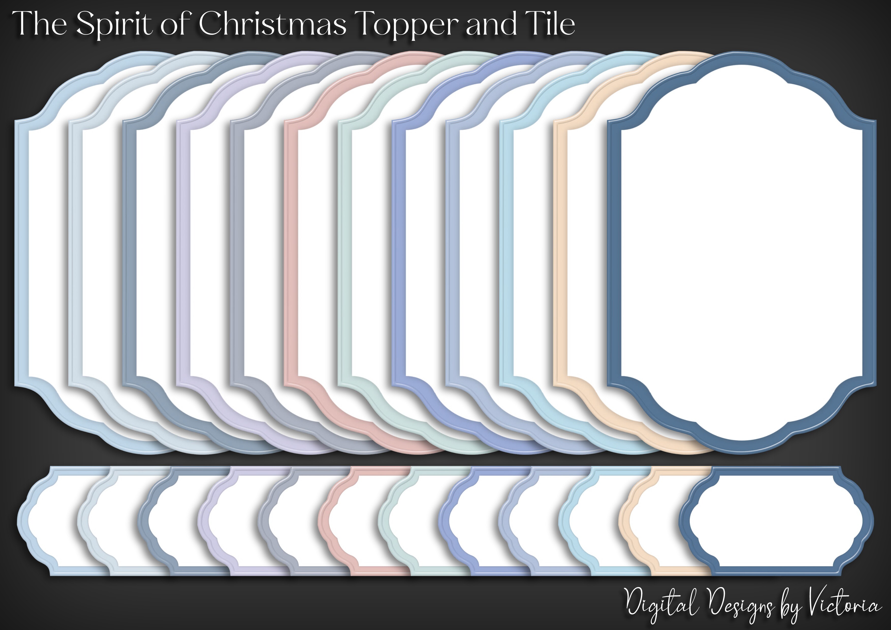 The Spirit of Christmas Topper and Tile