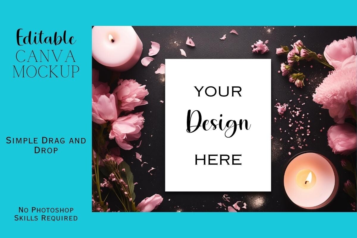 Canva Flat Lay Mockup