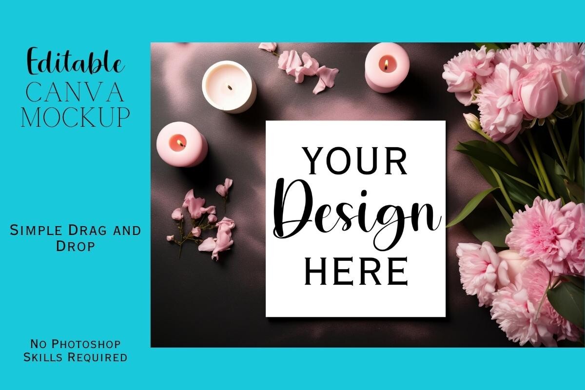 Canva Flat Lay Mockup