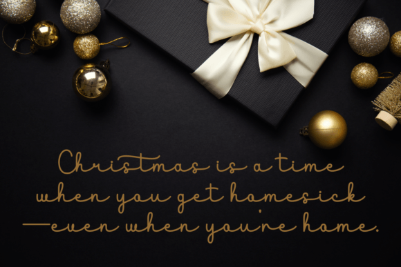 Christmas Treeball Font - Preview 4