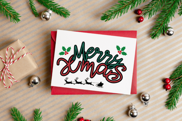 Jolly and Snowy Monogram Font - Preview 5