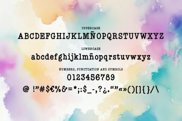 Mika Font PNG with transparent background - Preview 1