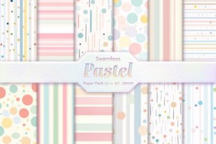 Pastel Digital Paper Pack Graphic by DifferPP · Creative Fabrica