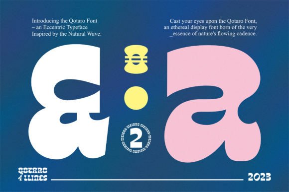 Qotaro Font PNG with transparent background - Preview 1