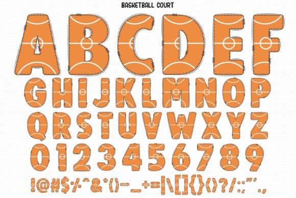 Basketball Font - Preview 4