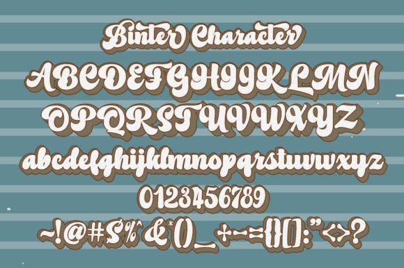Binter Font - Preview 6