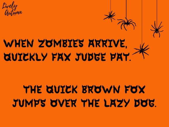 Devil Font - Preview 2