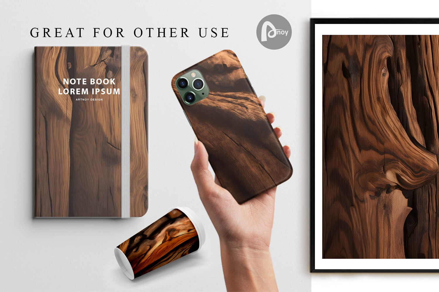 Digital Paper Wood Texture Graphic by Artnoy · Creative Fabrica