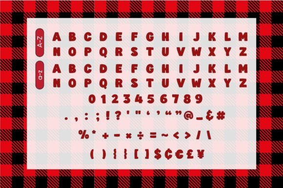 Fox Xmas-v1 Font PNG with transparent background - Preview 6