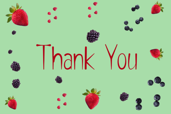 Fruit Jams Font - Preview 5