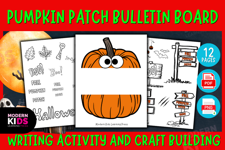 Pumpkin Patch Bulletin Board with More