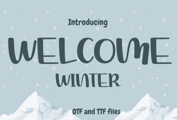 Welcome Fonts