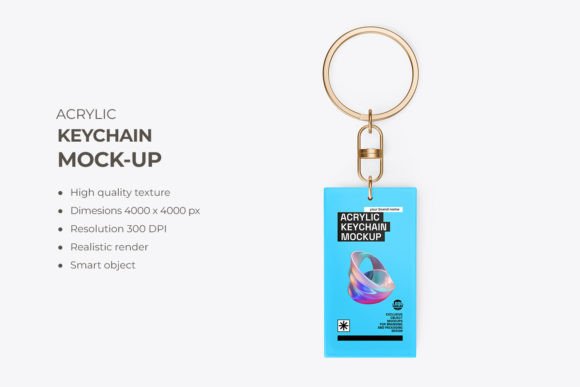 Key Chain Psd Mockup PSD Container Mockup for Branding Graphic by RAM Studio · Creative Fabrica