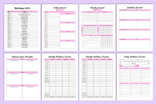 Editable 2024 Self Care Journal Canva Graphic by Shumaya · Creative Fabrica
