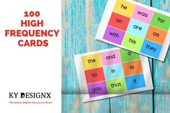 High Frequency Sight Words Flashcards Set