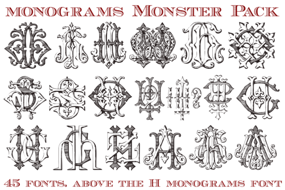 Monster Pack over 3000 Monograms