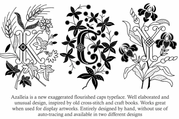 Azalleia Typeface Family Pack Font - Preview 1
