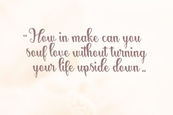 Biderson Script Font - Preview 6