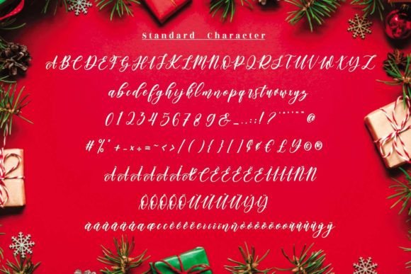 Christmas Beloved Font - Preview 4