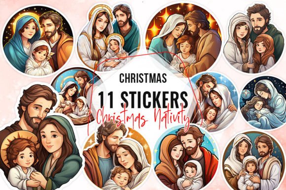 Christmas Nativity Stickers