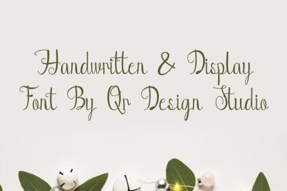 Christmon Font PNG with transparent background - Preview 1