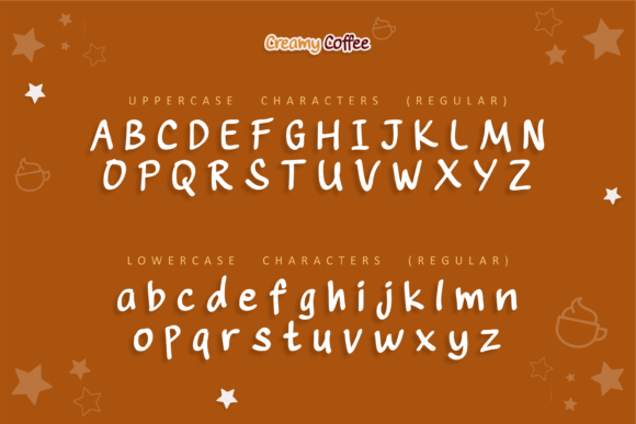 Creamy Coffee Font - Preview 1