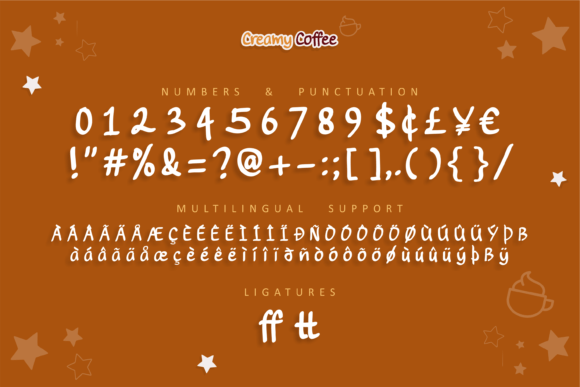 Creamy Coffee Font - Preview 3